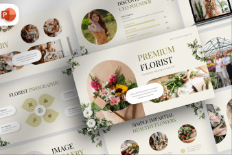 Premium Florist Presentation Template